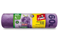 Fino Zeus Flex Lavender Sáčky do odpadkového koše zatahovací, 35 µ, 60 litrů 63 x 70 cm 8 kusů