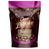 Poex Choco Exclusive Mandle v hořké čokoládě 175 g