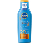 Nivea Sun Protect & Bronze OF 20 mléko na opalování podporující zhnědnutí 200 ml