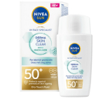 Nivea Sun Derma Skin Clear OF 50+ lehký pleťový krém na opalování 40 ml