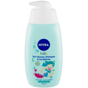 Nivea Kids Magic apple scent 3v1 sprchový gel + šampon + kondicionér pro kluky 500 ml