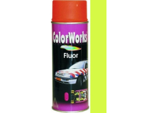 Color Works Fluor 918542 fosforově žlutá nitrocelulózový lak 400 ml