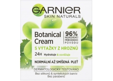 Garnier Skin Naturals Botanical Cream s výtažky z hroznů 24h hydratační denní krém normální a smíšená pleť 50 ml