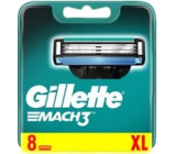 Gillette Mach3 náhradní hlavice 8 kusů, pro muže