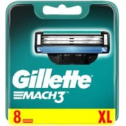 Gillette Mach3 náhradní hlavice 8 kusů, pro muže