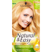 Schwarzkopf Natural & Easy barva na vlasy 536 Světle zlatoplavý makadamiový oříšek