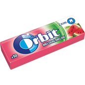 Wrigleys Orbit Meloun žvýkačky bez cukru ovocné dražé 10 kusů 14 g