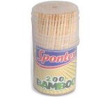 Spontex Párátka bambusová 200 kusů dóza