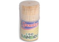 Spontex Párátka bambusová 200 kusů dóza
