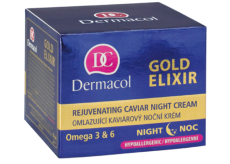 Dermacol Gold Elixir Omlazující kaviárový noční krém 50 ml