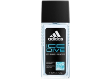 Adidas Ice Dive parfémovaný deodorant sklo pro muže 75 ml