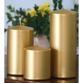 Lima Metal Série svíčka zlatá válec 60 x 120 mm 1 kus