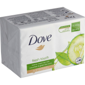 Dove Go Fresh Touch Okurka & Zelený čaj toaletní mýdlo 100 g x 4