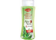 Bione Cosmetics Aloe Vera čisticí odličovací pleťové tonikum pro všechny typy pleti 255 ml