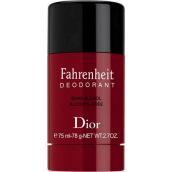 Christian Dior Fahrenheit deodorant stick bez alkoholu pro muže 75 ml