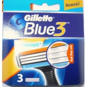Gillette Blue 3 bříty náhradní hlavice pro muže 3 kusy