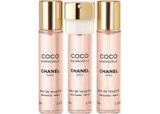 Chanel Coco Mademoiselle toaletní voda náplně pro ženy 3 x 20 ml