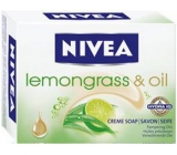 Nivea Lemongrass & Oil krémové toaletní mýdlo 100 g