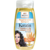 Bione Cosmetics Keratin & Obilné klíčky regenerační šampon pro všechny typy vlasů 260 ml