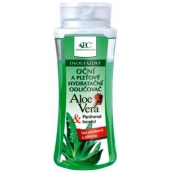 Bione Cosmetics Aloe Vera dvoufázový zklidňující oční a pleťový odličovač pro všechny typy pokožky 255 ml