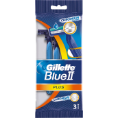 Gillette Blue II Plus jednorázová holítka 5 kusů pro muže