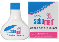 SebaMed Baby Extra jemné mytí pěna do koupele pro děti 200 ml