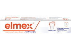 Elmex Menthol-free Bez mentolu kompatibilní s homeopatickou léčbou zubní pasta 75 ml