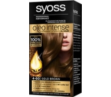 Syoss Oleo Intense Color barva na vlasy bez amoniaku 4-60 Zlatohnědý