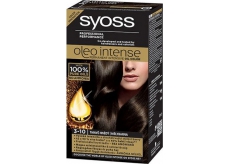 Syoss Oleo Intense Color barva na vlasy bez amoniaku 3-10 Tmavě hnědý