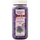 Bohemia Gifts Lavender s extraktem z bylin regenerační sůl do koupele 900 g