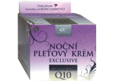 Bione Cosmetics Exclusive & Q10 noční pleťový krém pro všechny typy pleti 51 ml