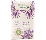 Bohemia Gifts Lavender relaxační toaletní mýdlo 100 g