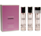 Chanel Chance Eau Tendre toaletní voda náhradní náplň pro ženy 3 x 20 ml