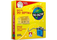 Bio-Enzym Bio-P1 Biologický přípravek do septiku, žumpy, suchého záchodu 100 g k likvidaci organických nečistot