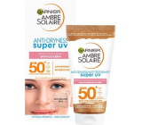 Garnier Ambre Solaire Sensitive Advanced Face UV Cream OF50+ opalovací krém na obličej 50 ml