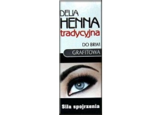 Delia Cosmetics Henna barva na obočí Grafitová 2 g