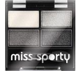 Miss Sporty Studio Colour Quattro oční stíny 404 Real Smoky/Smoky Black 3,2 g