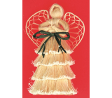 Anděl s vrstvenou sukní 16 cm