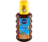 Nivea Sun Protect + Bronze F20+ olej na opalování podporující zhnědnutí 200 ml sprej