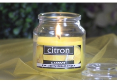 Lima Aroma Dreams Citron aromatická svíčka sklenička s víčkem 120 g