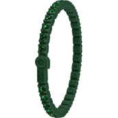 Ops! Objects Tennis Bracelet náramek OPSTEW-14 tmavě zelená