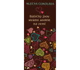 Bohemia Gifts Mléčná čokoláda Babičce, dárková 100 g