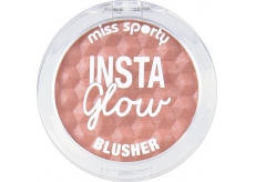 Miss Sporty Insta Glow Blusher tvářenka 001 Luminous Beige 5 g