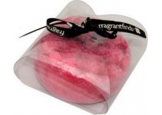 Fragrant Make Believe Glycerinové mýdlo masážní s houbou naplněnou vůní parfému Britney Spears Fantasy v barvě tmavé růžové 200 g