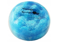 Fragrant Ormani Glycerinové mýdlo masážní s houbou naplněnou vůní parfému Giorgio Armani v barvě světle modré 200 g