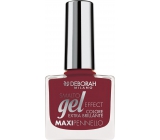 Deborah Milano Gel Effect Nail Enamel gelový lak na nehty 55 Red Sari 11 ml
