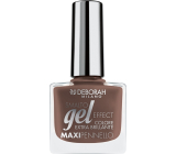 Deborah Milano Gel Effect Nail Enamel gelový lak na nehty 57 Cinnamon Suede 11 ml