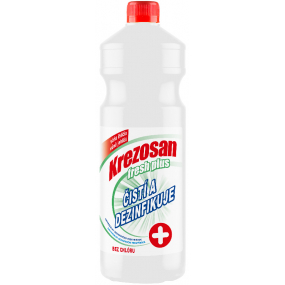Krezosan Fresh čisticí a dezinfekční prostředek, likviduje baktérie a kvasinky na všechny druhy podlah, chodeb, WC 950 ml