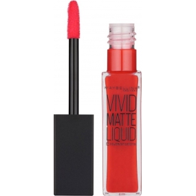 Maybelline Color Sensational Vivid Matte Liquid Lipstick lesk na rty 35 Rebel Red 7,7 ml