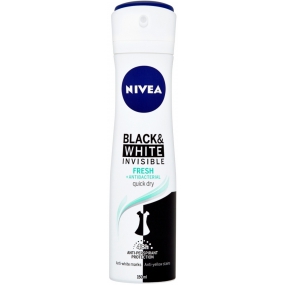 Nivea Black & White Invisible Fresh antiperspirant deodorant sprej pro ženy 150 ml